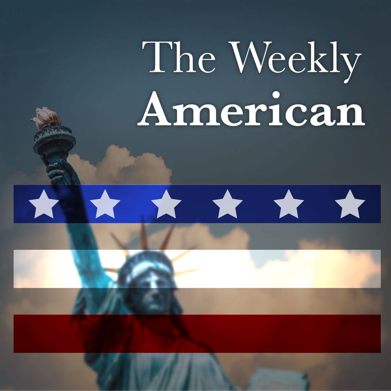 podcast cover for the 'Weekly American'