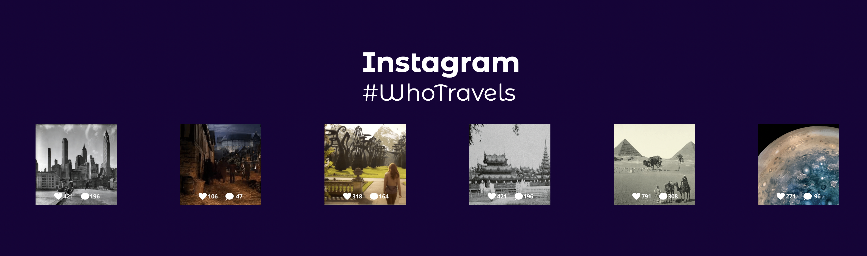 Who Travels Instagram section